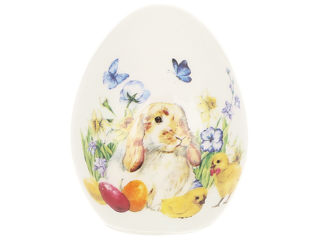 Декор керамічний яйце Happy Spring, 7,5x7,5x9,6см