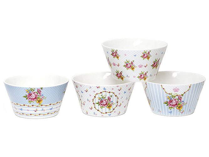 Піала Королівська троянда, 4 дизайни, 425мл (ціна за 1шт)