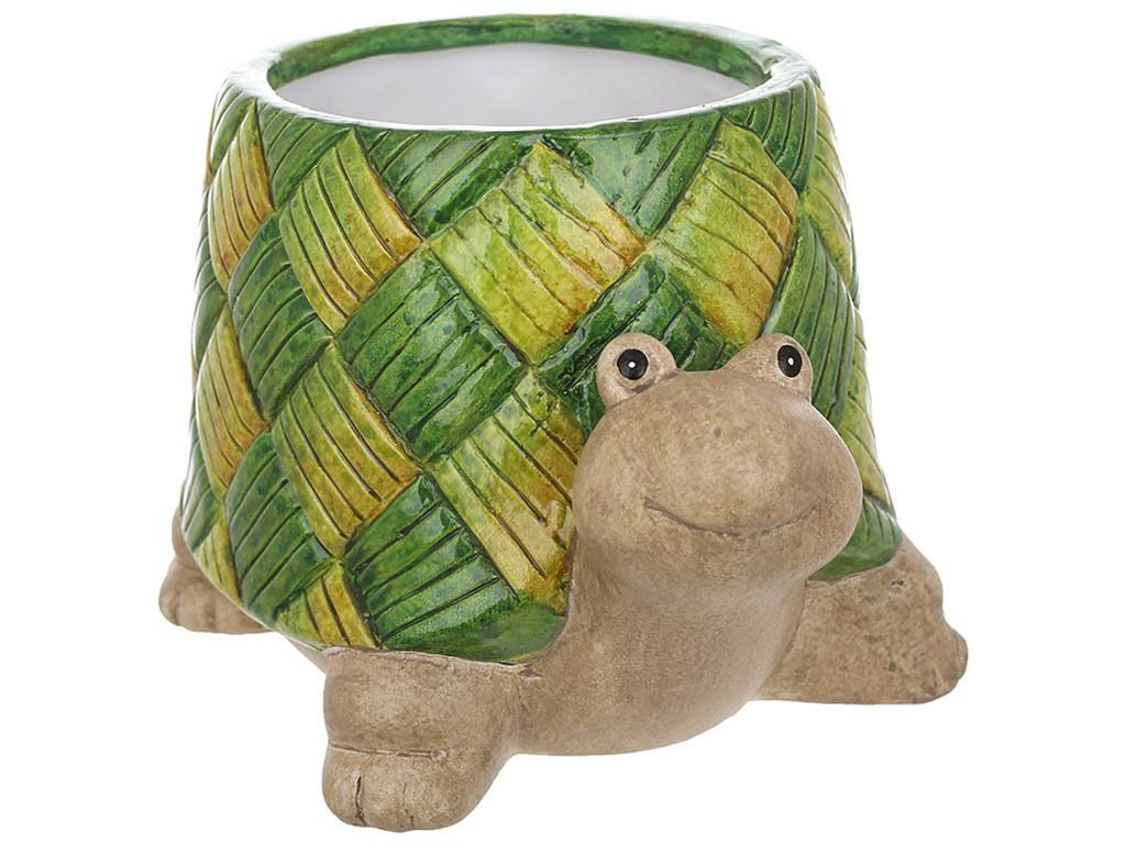 Декоративная ваза - кашпо Черепаха, 21x14x12,5см