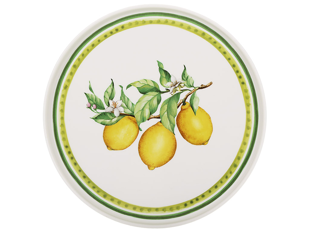 Тарелка обеденная Сицилийский лимон, D25х2см
