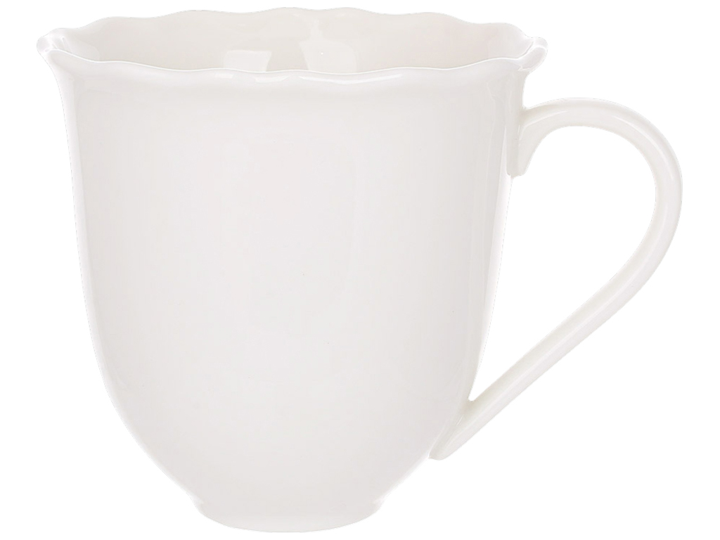 Чашка порцелянова біла Pure White, 350мл