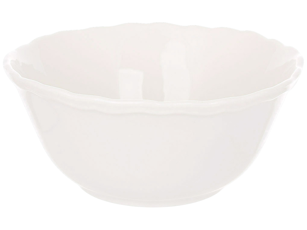 Салатник порцеляновий Pure White біла, 400мл
