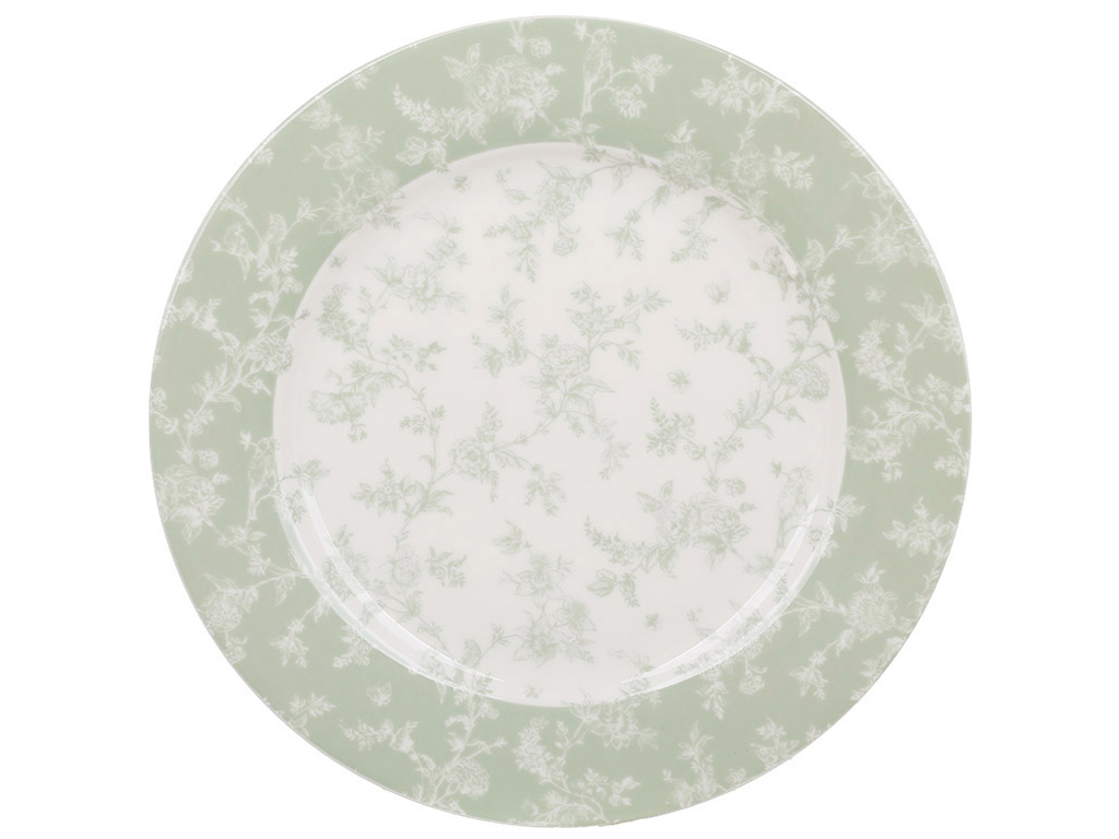 Тарілка порцелянова Floral Green, D19см