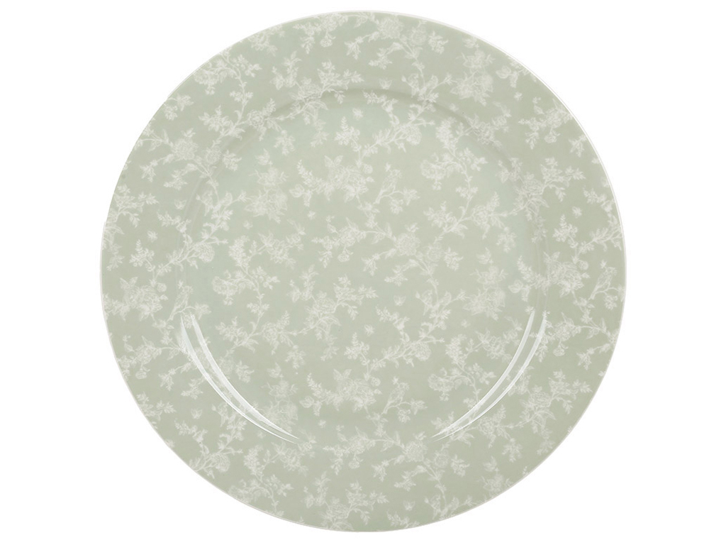 Тарілка порцелянова Floral Green, D27см
