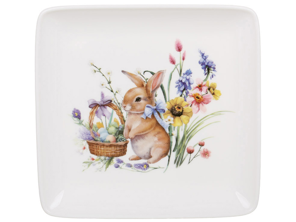 Блюдо порцелянове Easter Melody, 15×15×1,5см