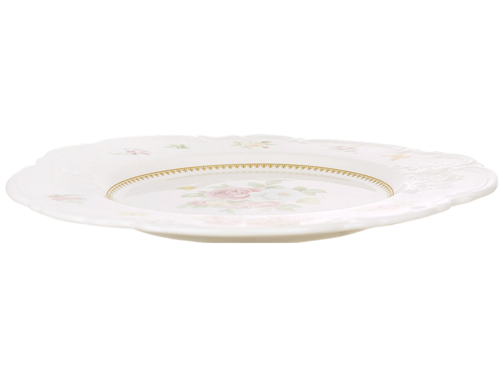 Тарелка Chateau Roses Collection фарфоровая 27×2.5 см