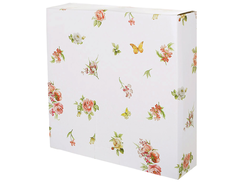 Тарелка фарфоровая Chateau Roses Collection разноцветная 20×2.3 см