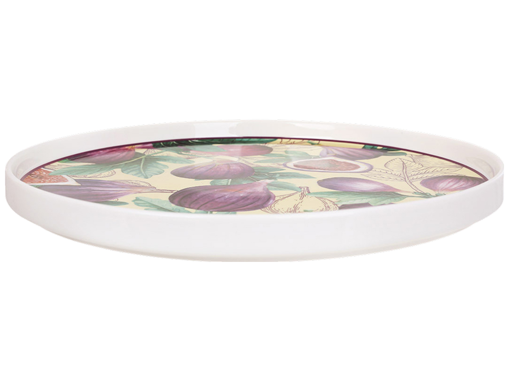 Тарелка Fig Velvet фарфоровая разноцветная 25×2 см