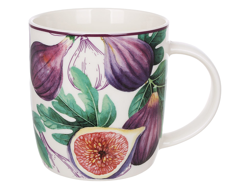 Чашка Fig Velvet, порцелянова, різнокольорова, 360 мл Чашка Fig Velvet, порцелянова, різнокольорова, 360 мл