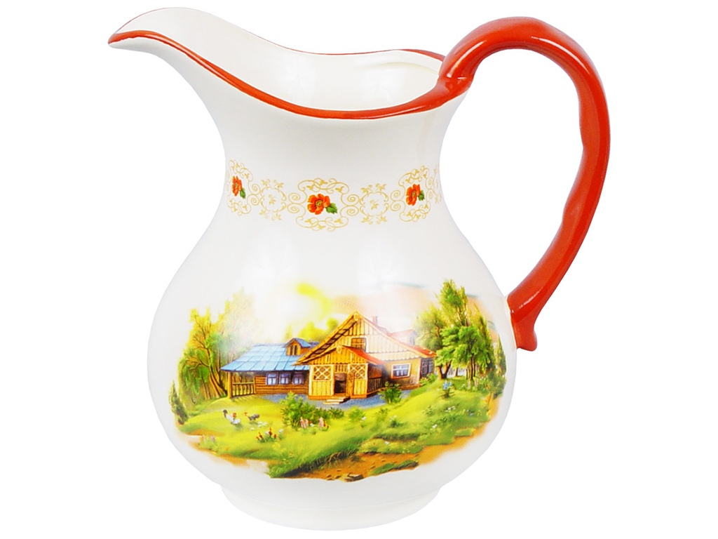 Глечик керамічний Пейзаж, 1,2л