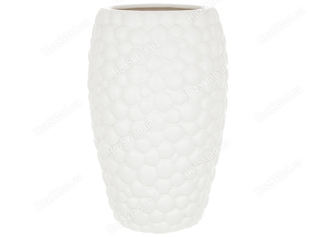 Ваза, 26см, колір - білий