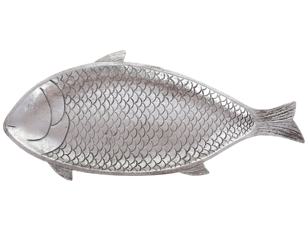 Декоративное блюдо Рыбка, 38,5см, цвет – золото