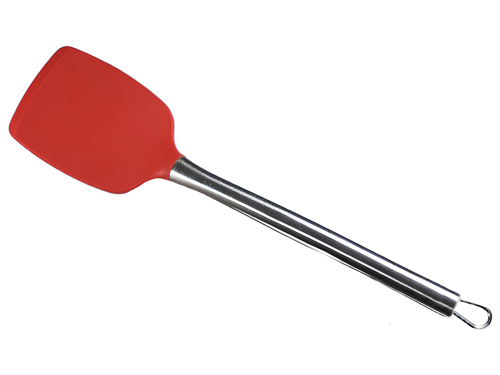 Лопатка силіконова з металевою ручкою