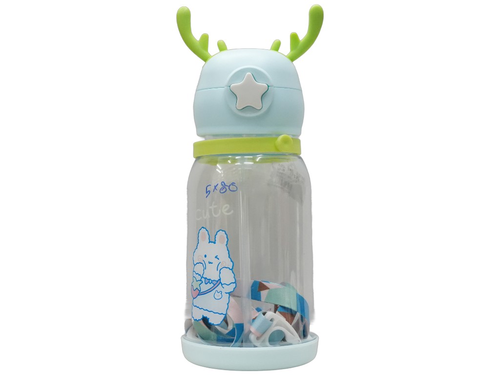 Бутылка-поилка детская, пластик, 500мл (цена за 1 шт)