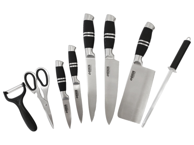 Набір ножів з підставкою Benson, нержавіюча сталь (9 предметів)