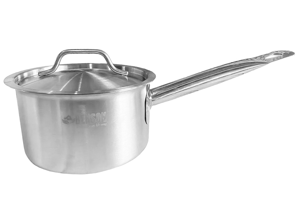 Ковш с крышкой Benson HoReCa, из нержавеющей стали, 1,9л
