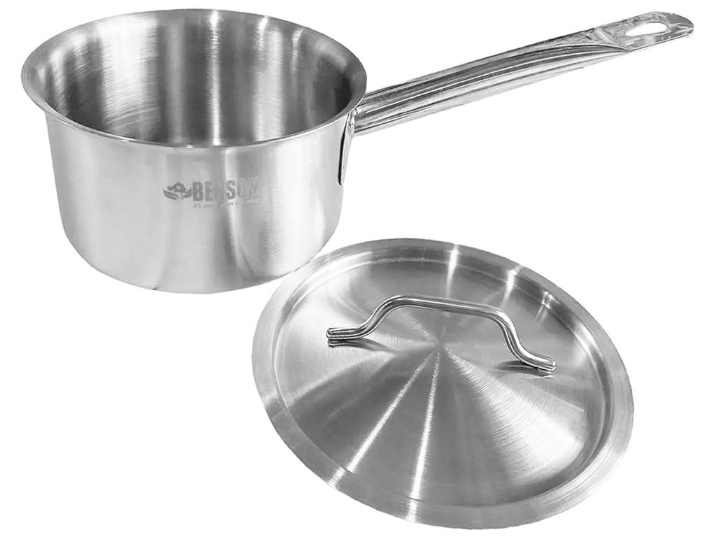 Ковш с крышкой Benson HoReCa, из нержавеющей стали, 2,8л