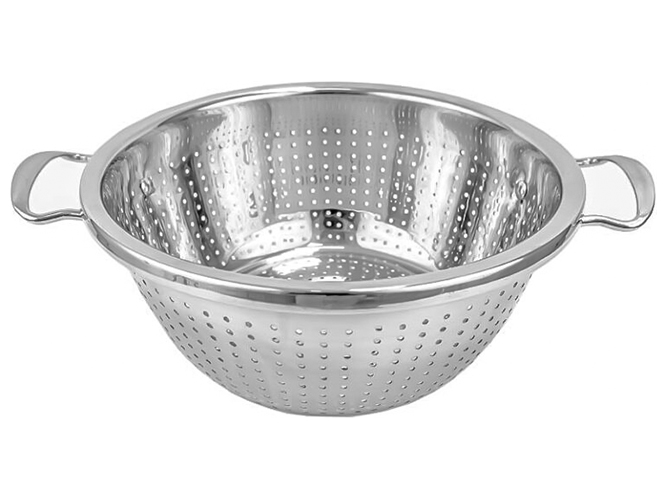 Дуршлаг, из нержавеющей стали, 24см