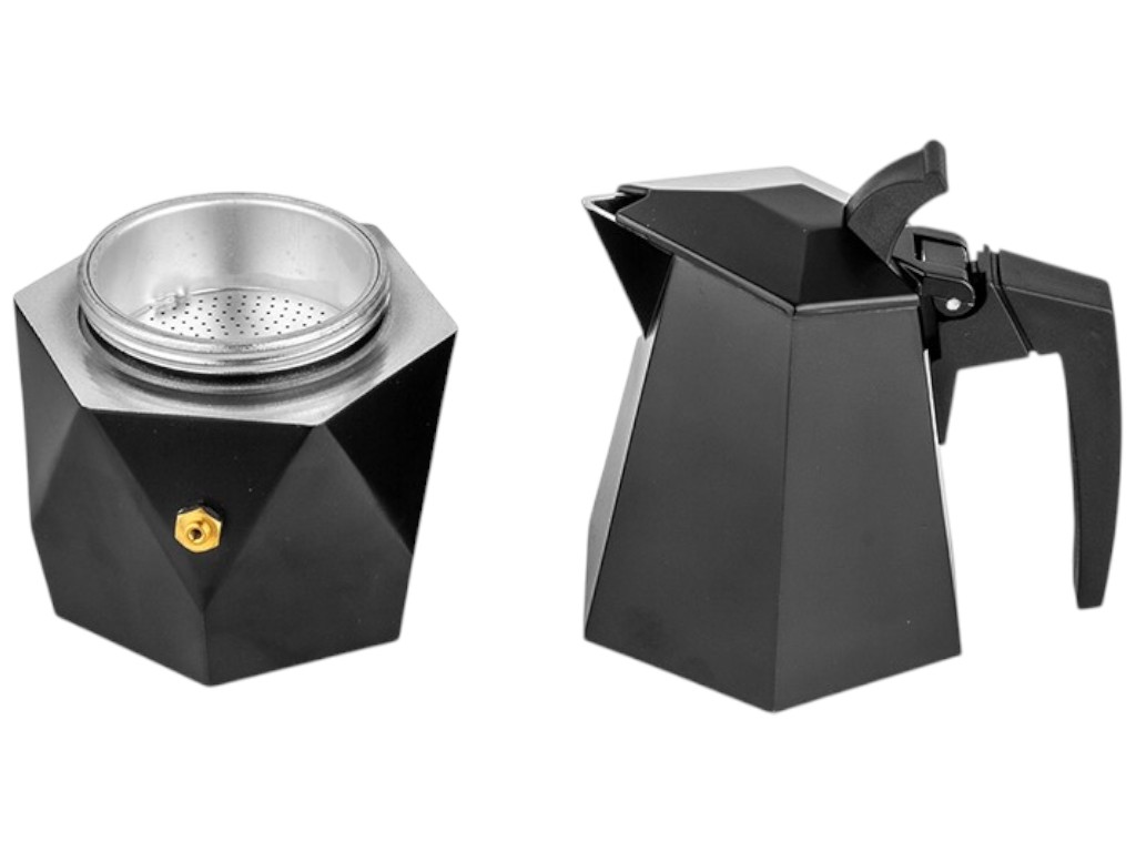 Кофеварка гейзерная MokaCrim, на 3 чашки, алюминий, 17см