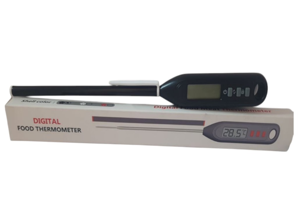 Термометр для еды Benson, цифровой, цвет чёрный, длина 22 см