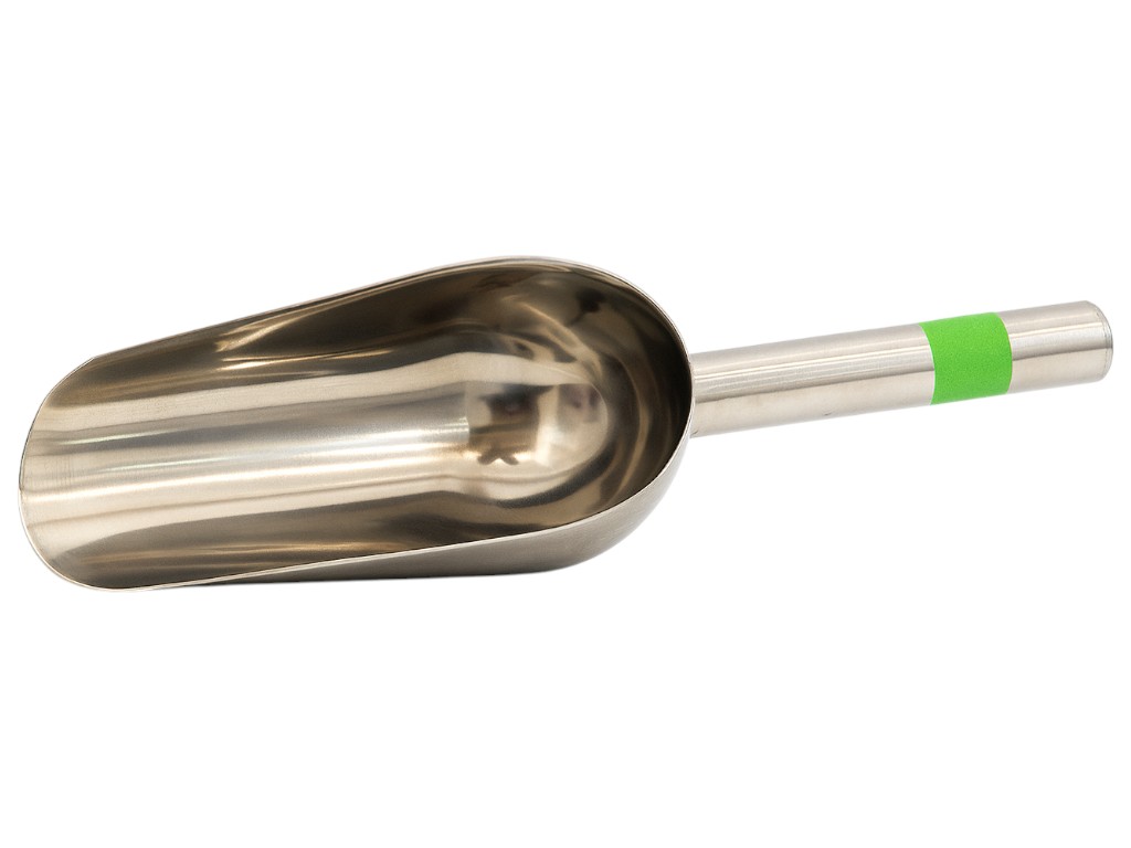 Совок для сыпучих продуктов Benson, нержавеющая сталь, цвет серебристый, длина 24 см