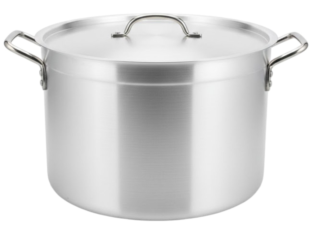 Набор кастрюль Aluminum Cookware Set, с крышками, алюминий, 24-33см (цена за набор 8 предметов)