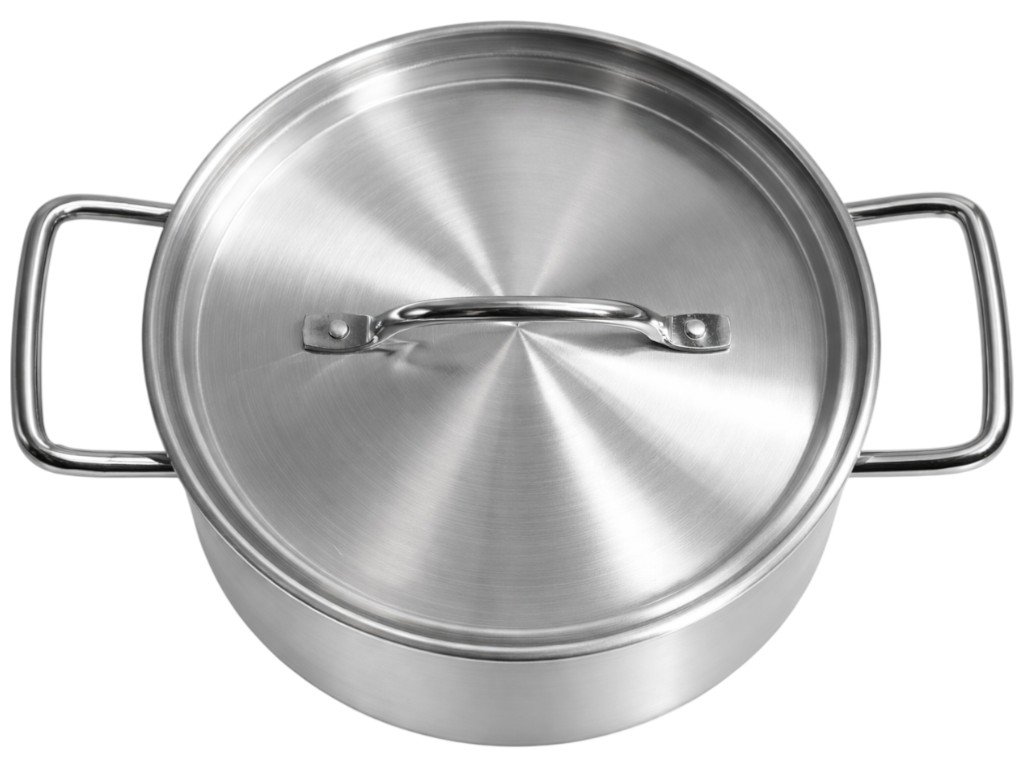 Набір каструль, з кришками, алюміній, 7,5л, 11,5л, 17л, 20л, 25,5л (ціна за 10 предметів)