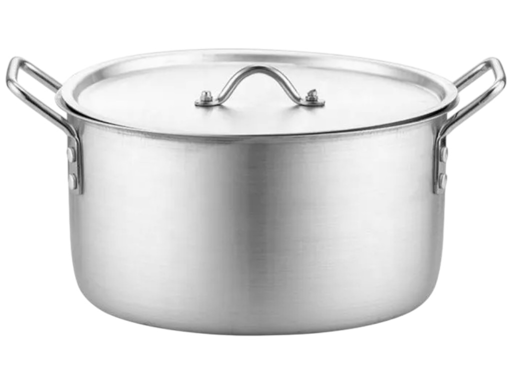 Набор кастрюль Aluminum Cooking Pot, с крышками, алюминий, 14-26см (цена за набор 14 предметов)