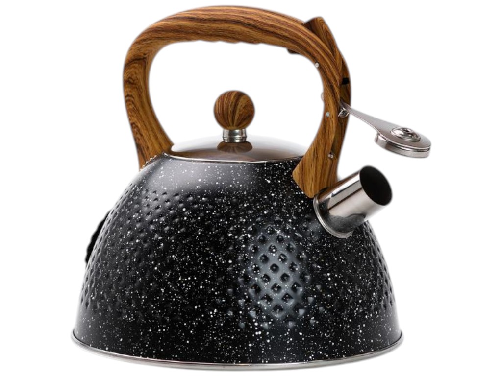Чайник HausRoland, со свистком, нержавеющая сталь, 3л (цена за 1шт)
