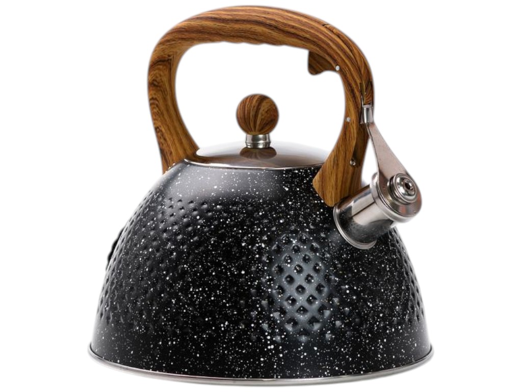 Чайник HausRoland, со свистком, нержавеющая сталь, 3л (цена за 1шт)