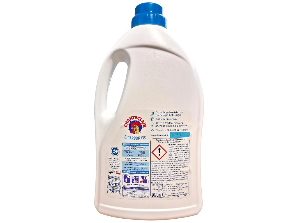 Гель для стирки ChanteClair Bicarbonato, универсальный, 46 циклов, 2070мл