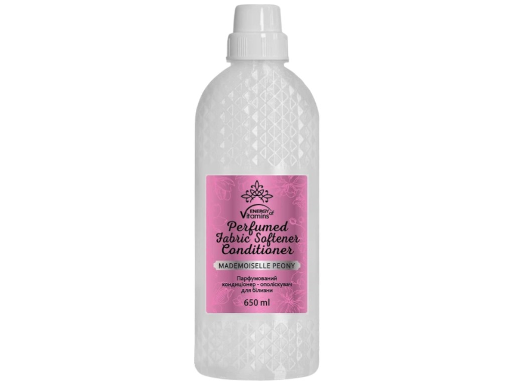 Кондиционер-ополаскиватель для белья Energy of Vitamins Mademoiselle Peony, аромат восточный, 650мл