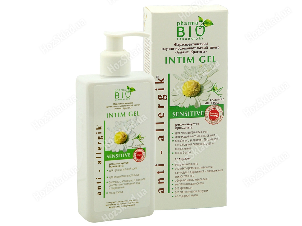 Гель для інтимної гігієни Pharma Bio - INTIM GEL Sensitive 250мл