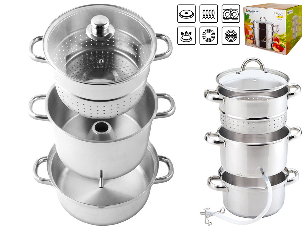 Соковарка Maestro Rainbow нерж. сталь, многосл. термоаккумулирующее дно, все типы плит 8/2,5/4,5л