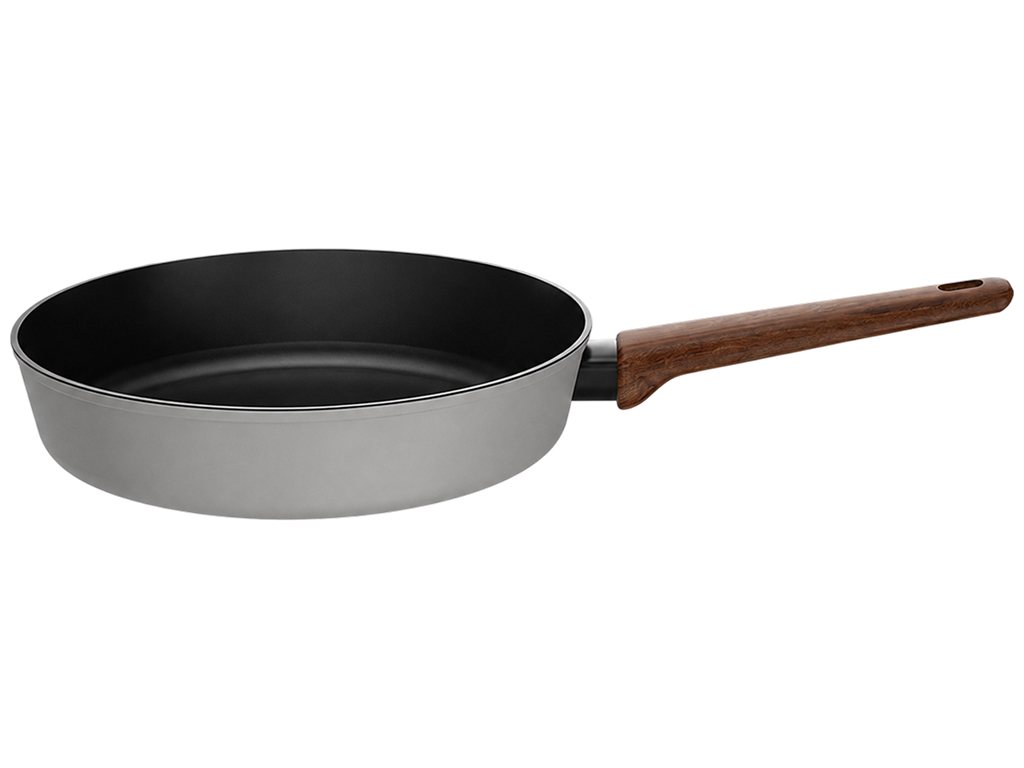 Сковорода Maestro, алюміній, антипригарне покриття, 24см, сіра
