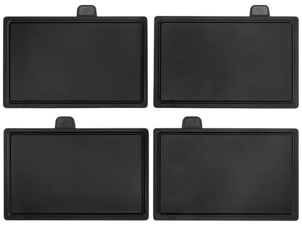 Набор кухонный на подставке Maestro, 5 ножей, 4 доски, цвет черный (цена за набор 10 предметов)