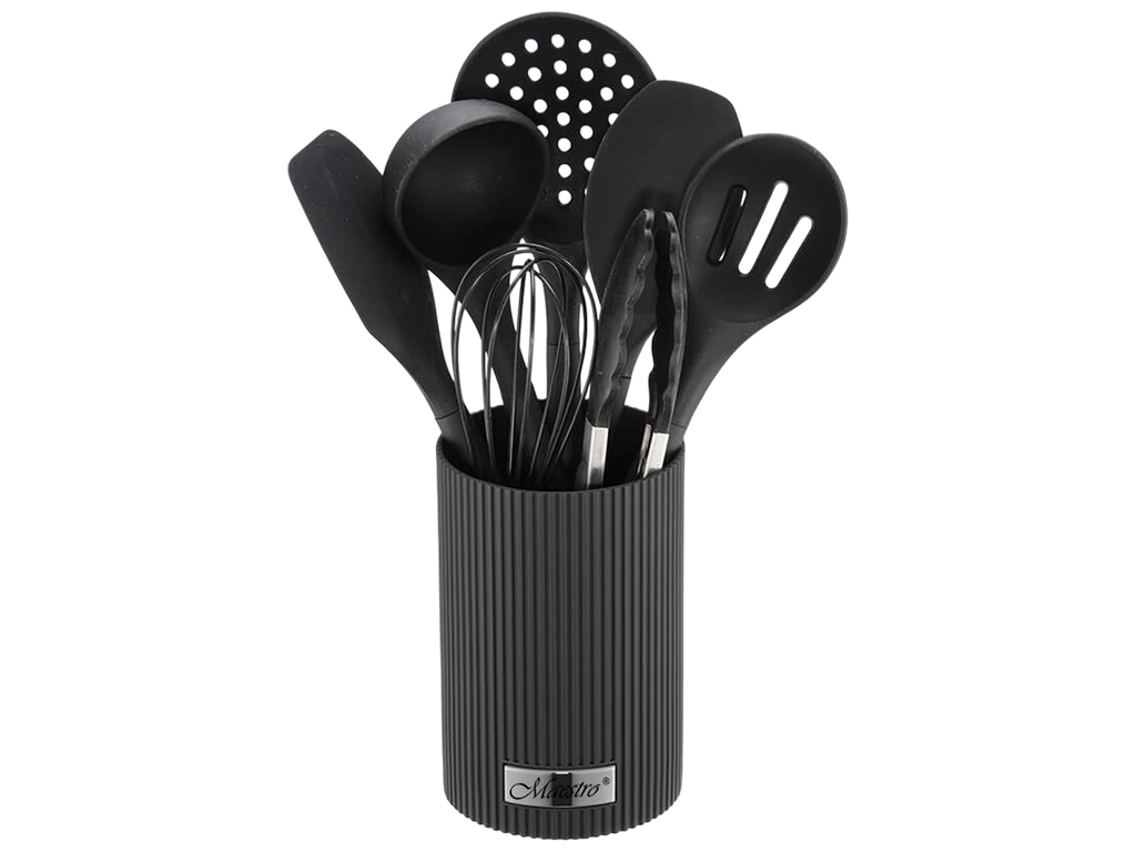 Набір кухонного приладдя Maestro, з підставкою (ціна за набір 8 предметів)
