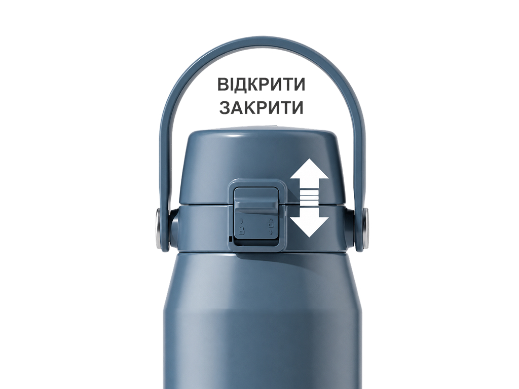 Термокружка Maestro, нержавеющая сталь, синяя, 660мл