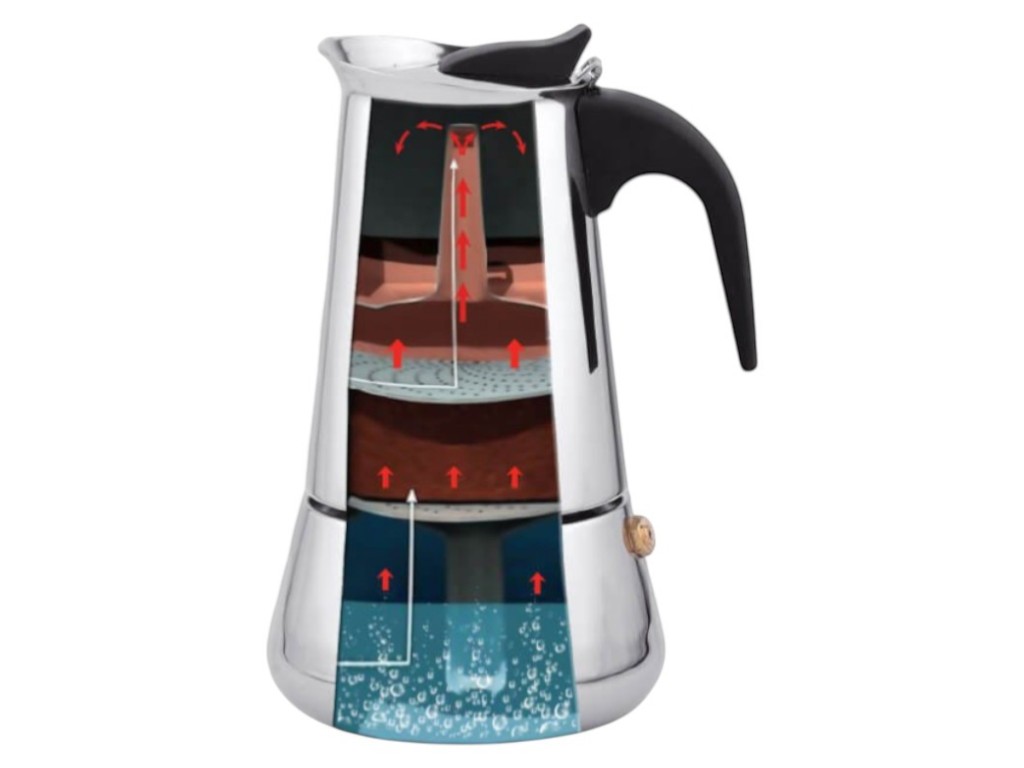 Кофеварка гейзерная Maestro Espresso Moka, 450мл
