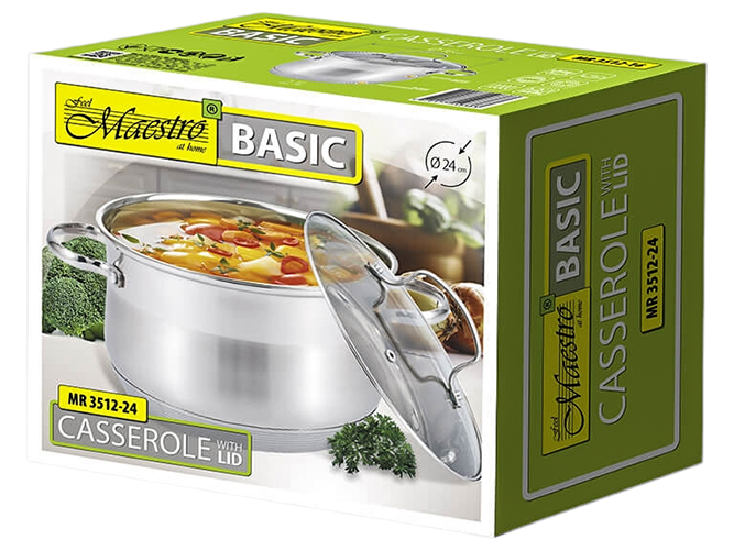 Каструля Maestro Basic, 26см, 8,2л