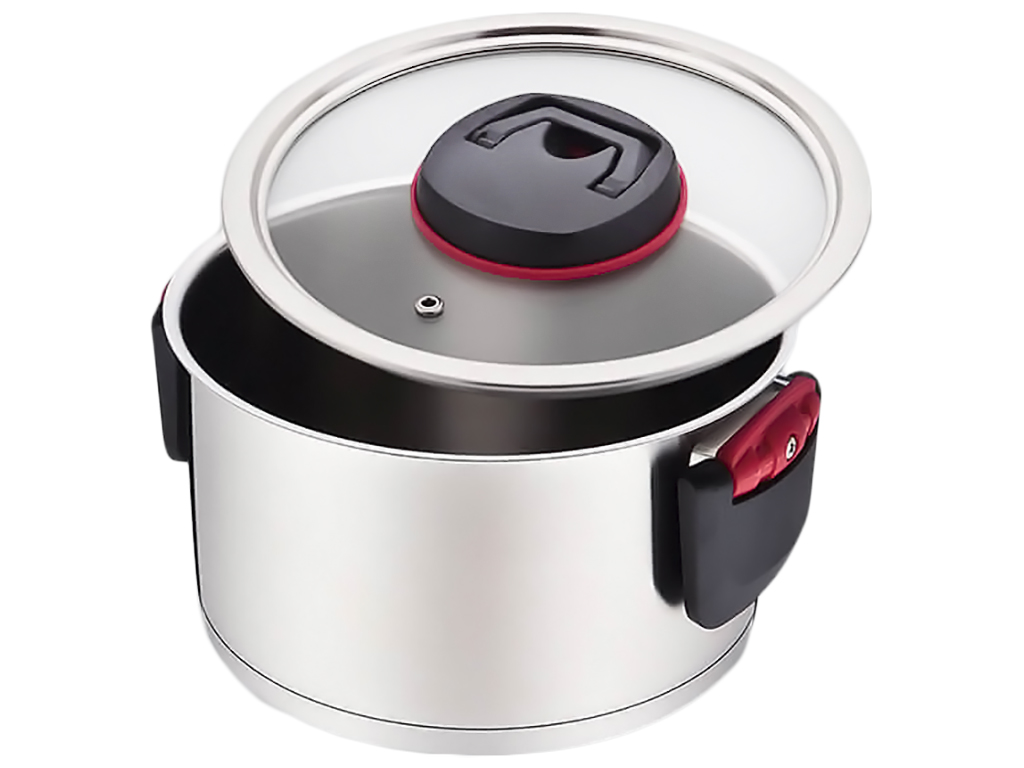 Кастрюля Maestro с крышкой, склад.ручки, 16см, 1,6л