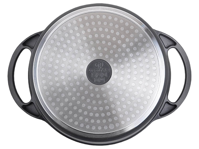 Кастрюля Maestro (Cast), со стеклянной крышкой, 2-х сл. антипригарное покрытие, 2,7л