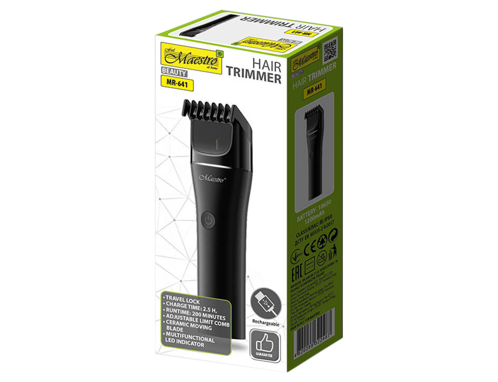 Триммер для волос Maestro, 1200mAh