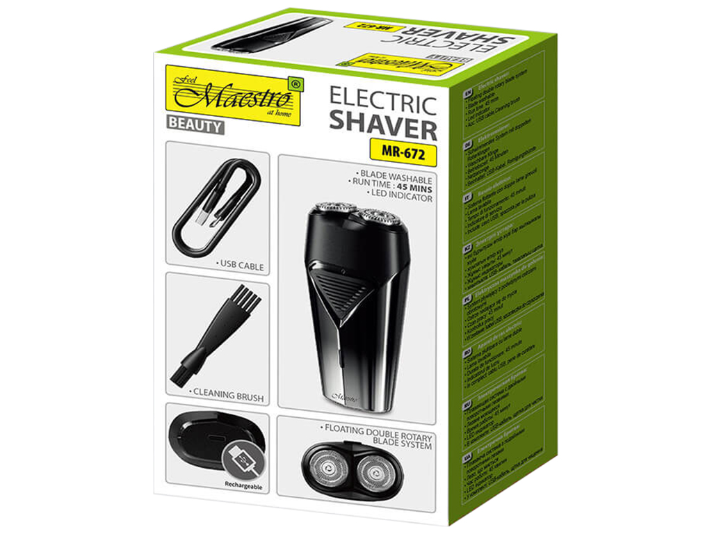 Бритва электрическая Maestro, 600mAh
