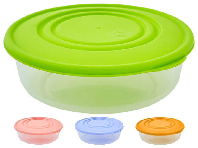 Контейнер для пищевых продуктов круглый 1,7л (цвета ассорти) 167035
