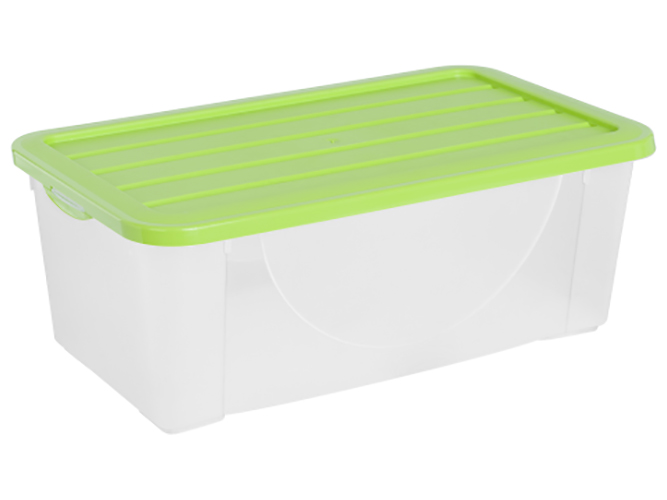 Контейнер для хранения вещей, с крышкой, 6л (оливковый) 122040