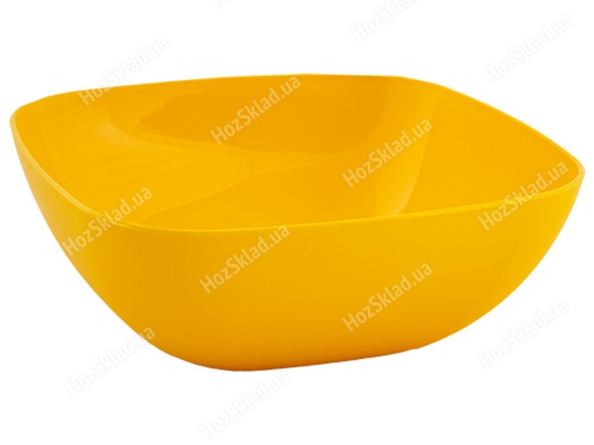 Тарелка глубокая, 15х15х6см, 500мл (цвет темно - желтая) 167061
