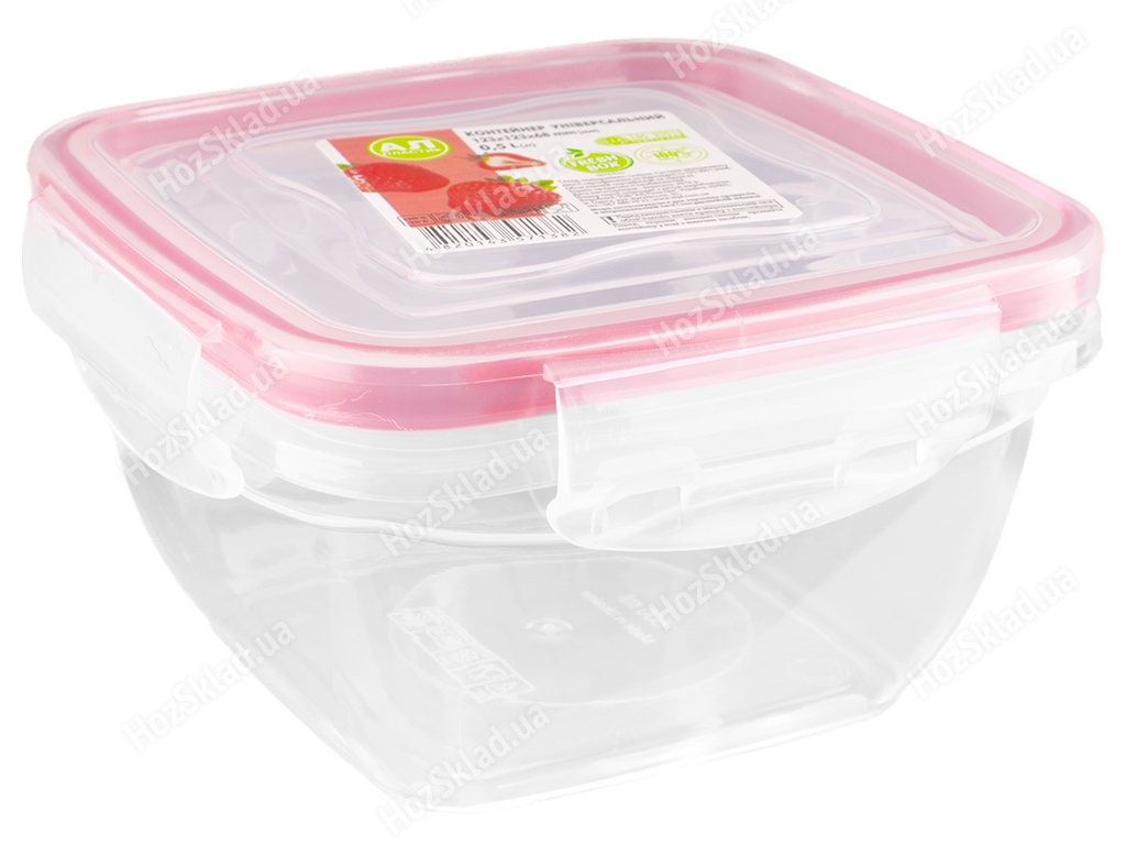 Контейнер Ал-Пластик Fresh box универсальный квадратный (бесцветный) 500мл