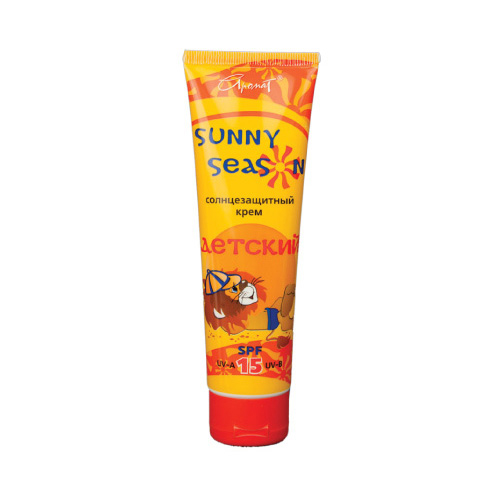 Крем детский солнцезащитный SPF-15 "Sunny season" туба 90 г