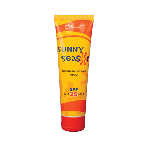 Крем солнцезащитный SPF-25 "Sunny season" лам. туба 90 г